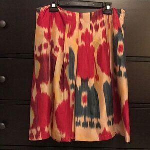 LAUREN Ralph Lauren 100% Silk Full Skirt - Size 12